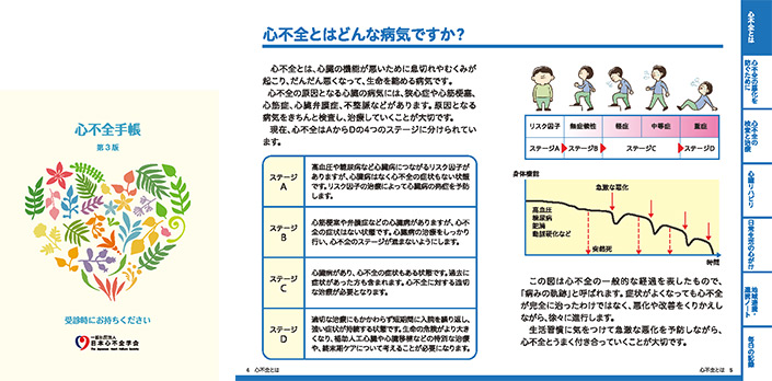 図2 手帳やパンフレットなどの教材資料