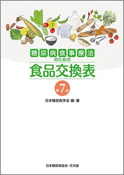 図1　糖尿病食事療法のための食品交換表 第7版（日本糖尿病協会、2013年）