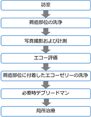 図1　当院の褥瘡回診の流れ