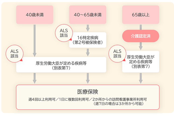 図5　医療保険によるALSの訪問看護